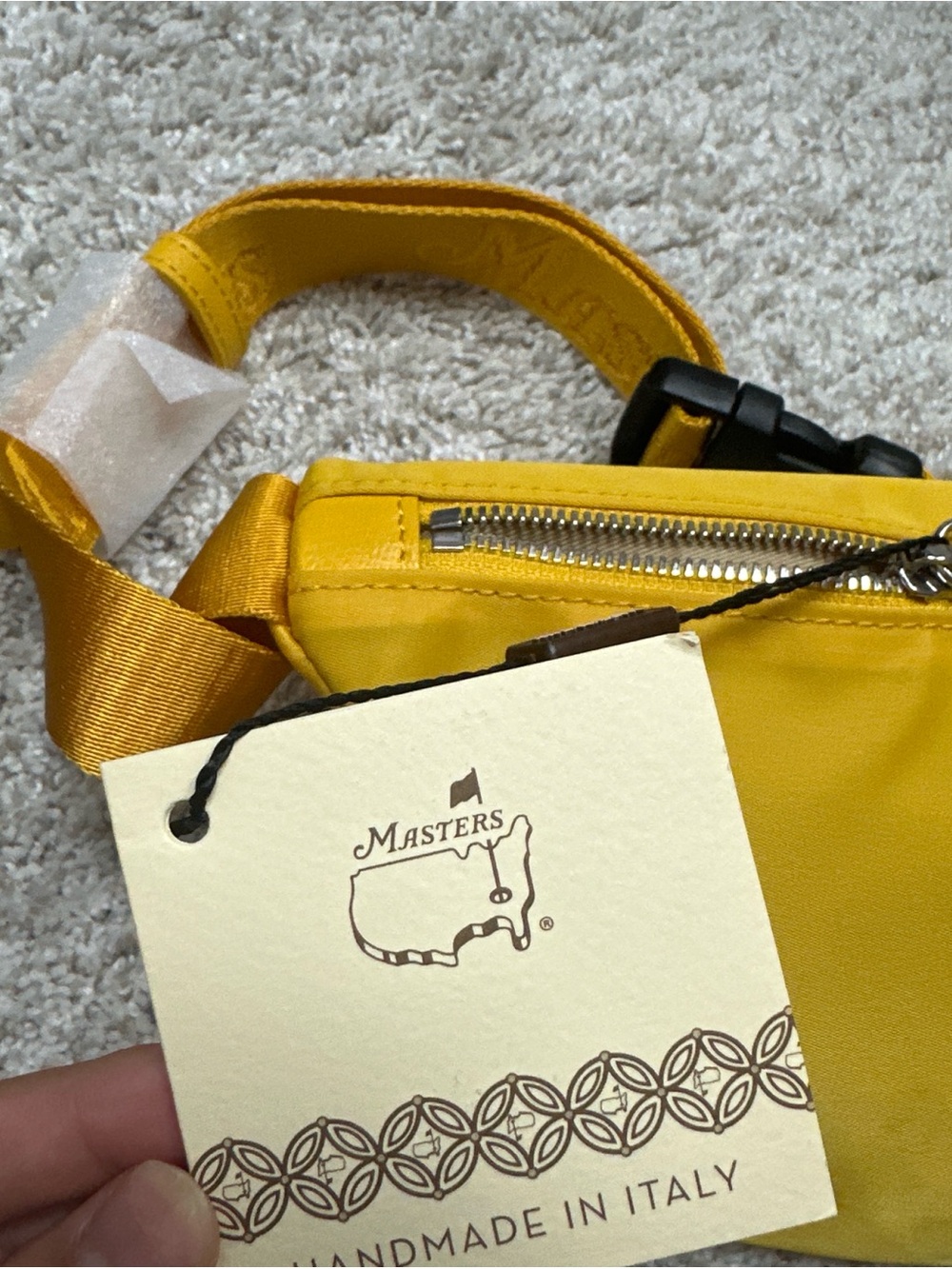 Yellow Masters 2026 Belt Bag with Embossed Logo - Picture 3 of 3